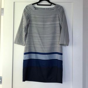 Zara striped shift dress